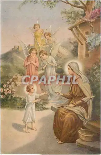 Cartes postales Vierge Ange