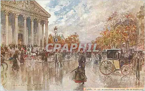 Cartes postales Paris la Madeleine et le Bout de la Madeleine