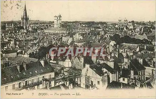 Cartes postales Dijon Vue Generale
