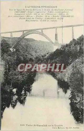 Ansichtskarte AK l'Auvergne Pittoresque sur la Ligne de Paris Beziers a 11 kil de St Flour(Cantal)