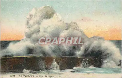 Cartes postales le Treport Effet de Vagues