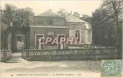 Cartes postales Chateau de Chantilly le Pavillon de Sylvie