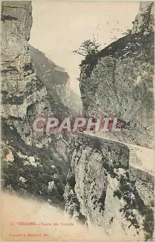 Cartes postales Le Vercors Route des Goulets