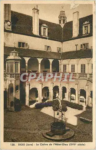 Ansichtskarte AK Dole (Jura) le Cloitre de l'Hotel Dieu (XVIIe siecle)