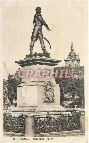 Cartes postales Colmar Monument Rapp