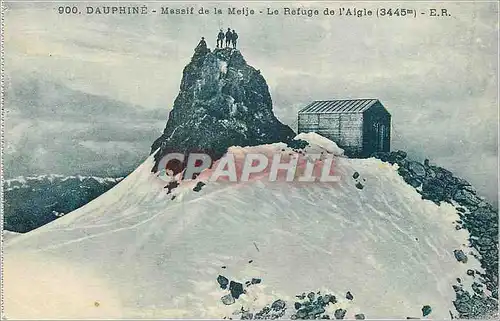 Cartes postales Dauphine Massif de la Meije le refuge de l'Aigle (3445m)