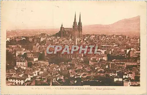 Cartes postales Clermont Ferrand Vue Generale