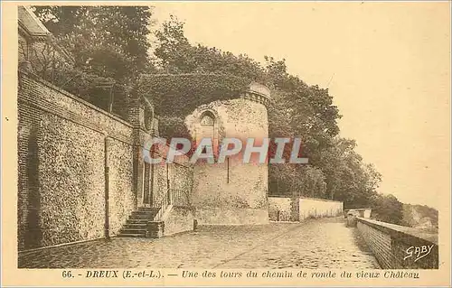 Cartes postales Dreux une des tours du Chemin de Ronde du Vieux Chateau