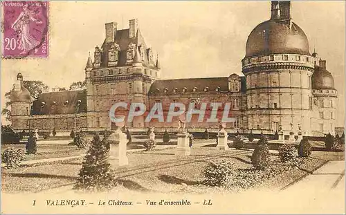 Cartes postales Valencay Le Chateau Vue d'Ensemble LL