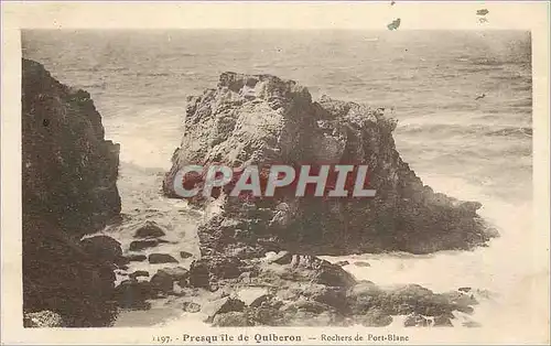 Cartes postales Presqu'Ile de Quiberon Rochers de Port Blanc