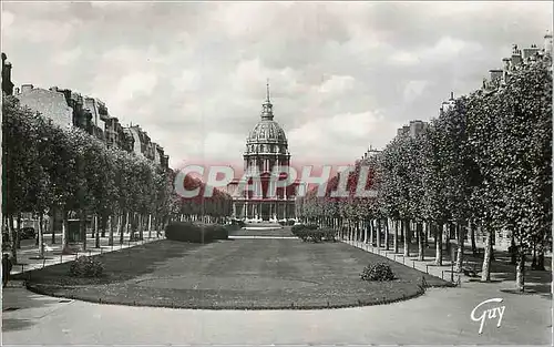 Cartes postales moderne Paris et ses Merveilles Avenue de Breteuil et dome des Invalides