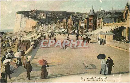 Cartes postales Mers Sur Mer La Promenade de la Plage