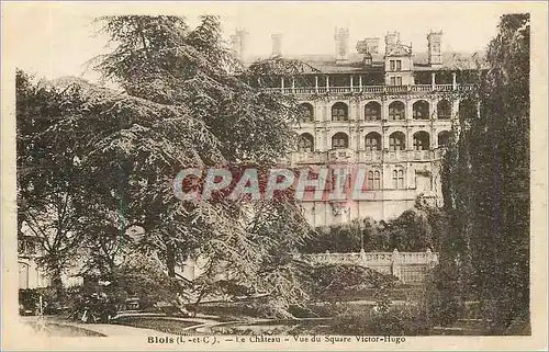 Cartes postales Blois (L et C) Le Chateau Vue du Square Victor Hugo