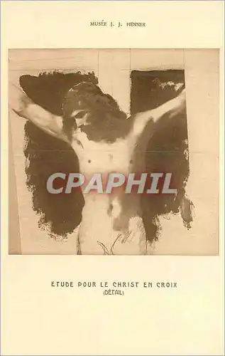 Ansichtskarte AK Musee J J Henner Etude pour le Christ en Croix