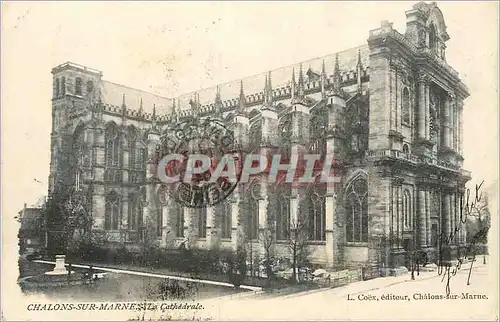 Cartes postales Chalons sur Marne la Cathedrale