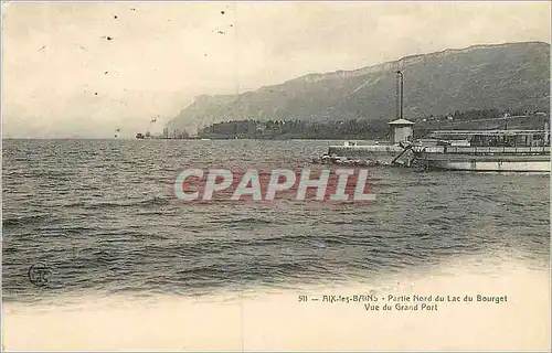 Cartes postales Aix les Bains Partie Nord du Lac du Bourget Vue du Grand Port