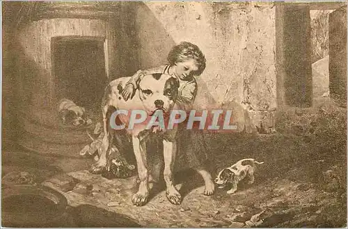 Cartes postales Musee Pescatore Luxembourg Decamps Alexandre Interieur de Cour