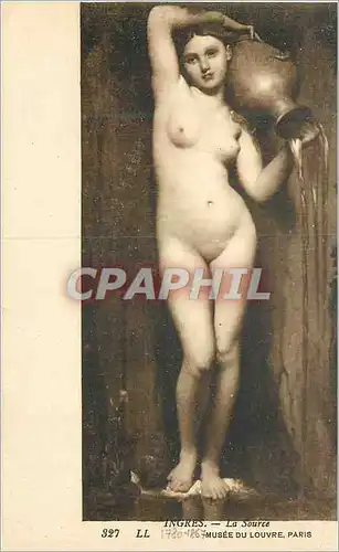 Cartes postales Ingres La Source Musee du Louvre Paris