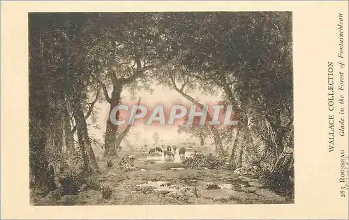 Cartes postales Vallace Collection Rousseau Glade in the Forest of Fontainebleau