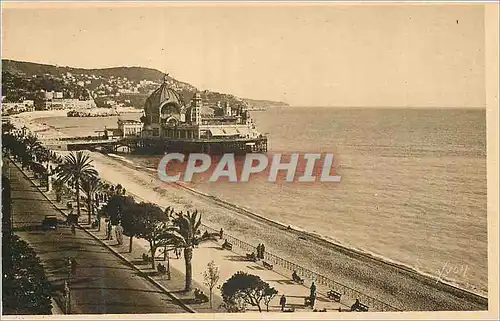 Ansichtskarte AK La Douce France Cote d'Azur Nice(Alpes Maritimes) Promenade des Anglais et Palais de la Jetee