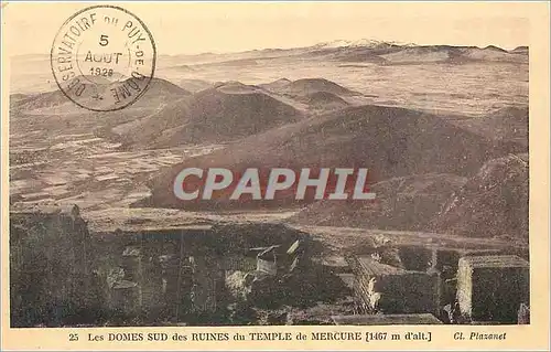 Cartes postales Les Domes sud des Ruines du Temple de Mercure (1467 m d'Alt)