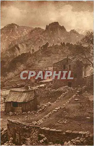 Ansichtskarte AK Douce France La Corse Ile de Beaute Village de Ghisoni