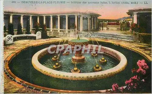 Cartes postales Deauville la Plage Fleurie Interieur des Nouveaux Bains L'Atrium (Adda Arch)