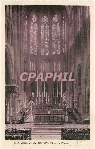 Cartes postales Abbaye de Saint Denis le Choeur