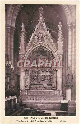 Cartes postales Abbaye de St Denis Tombeau du Roi Dagobert Ier (638)