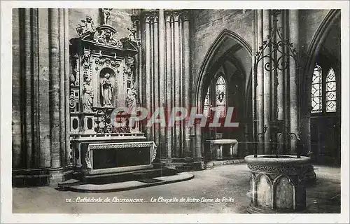 Cartes postales moderne Cathedrale de Countances La Chapelle de Notre Dame de Puits