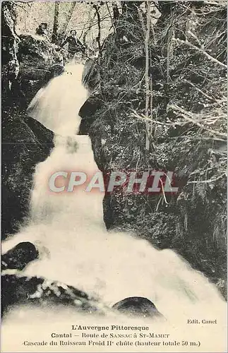 Cartes postales L'Auvergne Pittoresque Cantal Route de Sansac a St Mamet