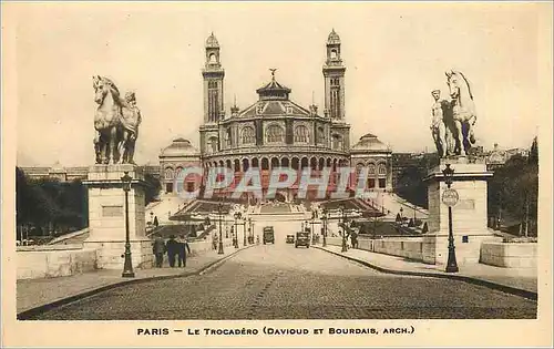 Ansichtskarte AK Paris Le trocadero (Davioud et Bourdais Arch)