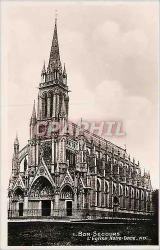 Cartes postales moderne Bon Secours L'Eglise Notre Dame ND