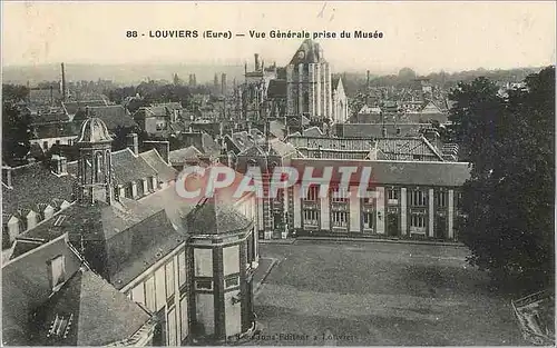 Ansichtskarte AK Louviers (Eure) Vue Generale prise du Musee