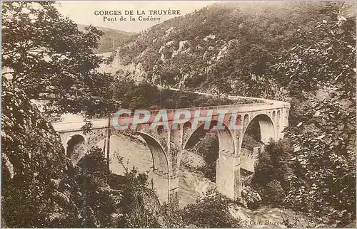 Ansichtskarte AK Gorges de la Truyere Pont de la Cadene