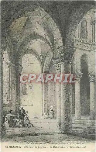 Ansichtskarte AK St Menoux Interieur de l'Eglise la Deberdinoire Col du Buzar des Noutelles Galeries