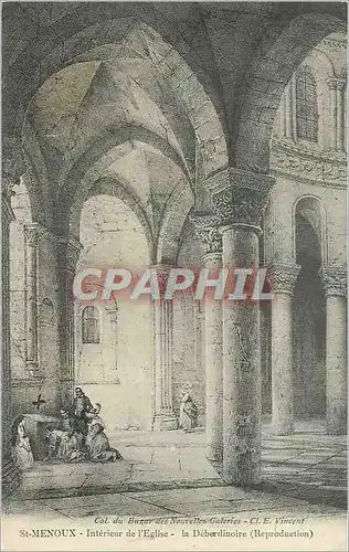 Cartes postales St Menoux Interieur de l'Eglise la Deberdinoire Col du Buzar des Noutelles Galeries