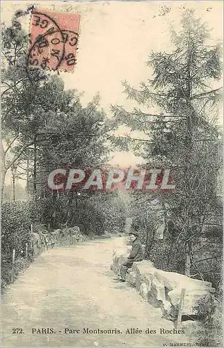 Cartes postales Paris Parc Montsouris Allee des Roches