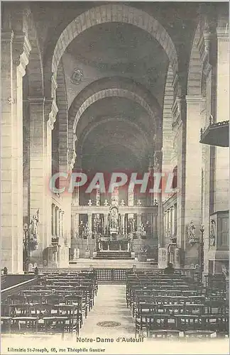 Cartes postales Notre Dame d'Auteuil Librairie St Josepht 66 rue Theophile Gautier