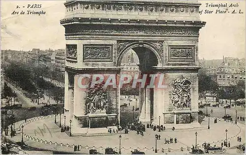 Cartes postales Paris Arc de Triomphe