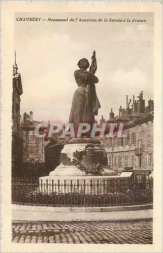 Ansichtskarte AK Chambery Monument de l'Annexion de la Savoie a la France