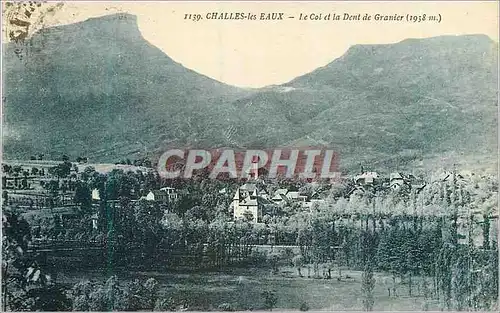 Cartes postales Challes les Eaux le Col et la Dent de Granier (1958m)