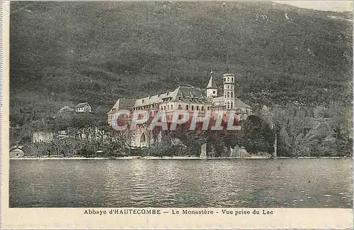 Ansichtskarte AK Abbaye d'Hautecombe Le Monastere Vue Prise du Lac