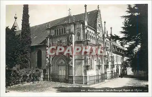 Cartes postales Hautecombe Lac du Bourget Facade de l'Eglise