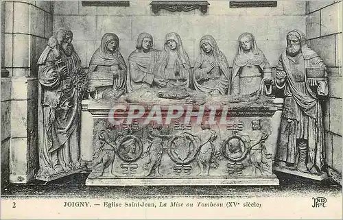 Cartes postales Joigny Eglise Saint Jean la Mise au Tombeau (XVe Siecle)