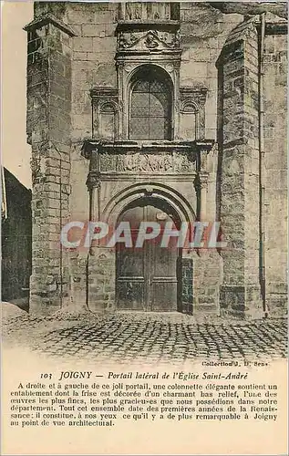 Cartes postales Joigny Portail de l'Eglise Saint Andre