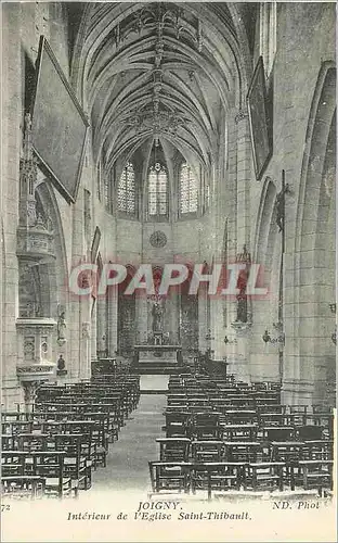 Ansichtskarte AK Joigny Interieur de l'Eglise Saint Thibault