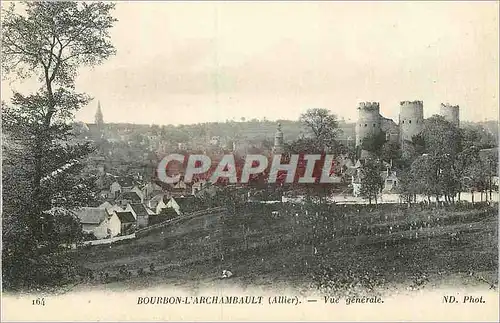 Cartes postales Bourbon l'Archambault (Allier) Vue Generale