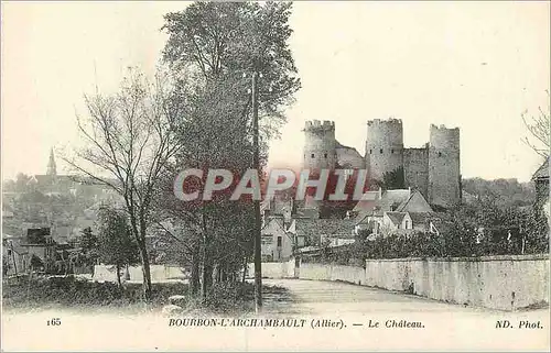 Ansichtskarte AK Environ L'Archambault (Allier) Le Chateau