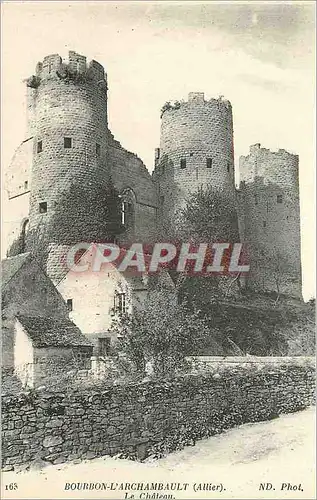 Ansichtskarte AK Environ L'Archambault (Allier) Le Chateau